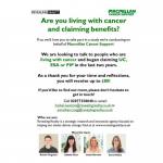 Can you help Macmillan Cancer Support with a research project?