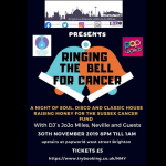 Rining the bell for cancer with DJ Jo Jo Miles