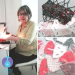 Kind Supporter, Marie, Making Charity Face Masks for the SCF