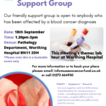 Sussex Cancer Fund Blood Cancer Support Group Lab Tour - 18th September