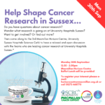 Hear about some of the latest medical research in Sussex – Science Cafe – Monday 30th September