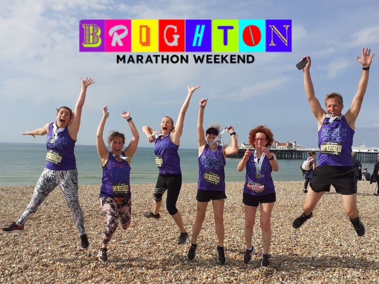 run for charity brighton marathon weekend