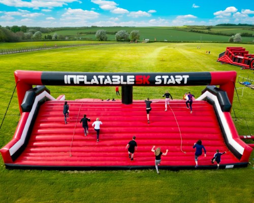 inflatable race for charity